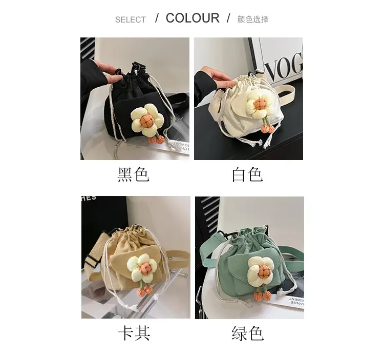 Cute Flower Crossbody Bag for Women Green 2023 — feature 2