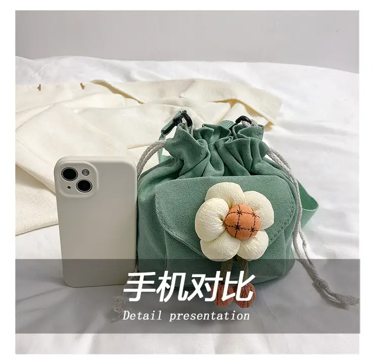 Cute Flower Crossbody Bag for Women Green 2023 — feature 4
