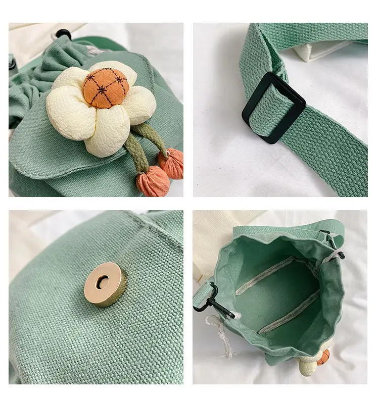 Cute Flower Crossbody Bag for Women Green 2023 — feature 8