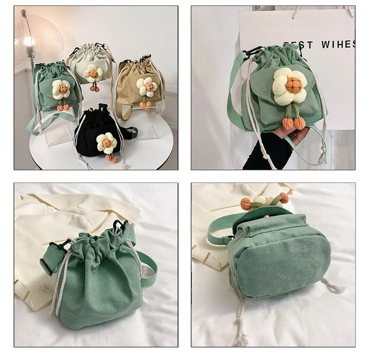 Cute Flower Crossbody Bag for Women Green 2023 — feature 9