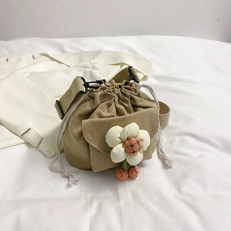 Cute Flower Crossbody Bag for Women Green 2023 - Image 3