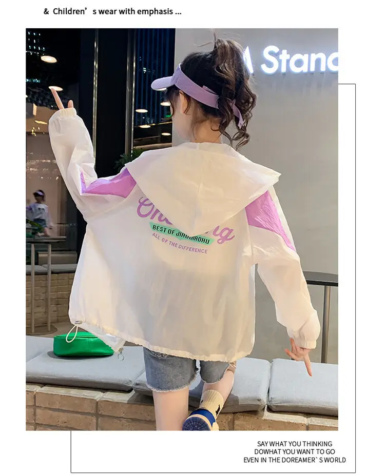 Girls Sun Protection Hoodie Shorts Set Lightweight Breathable 2025 — feature 6