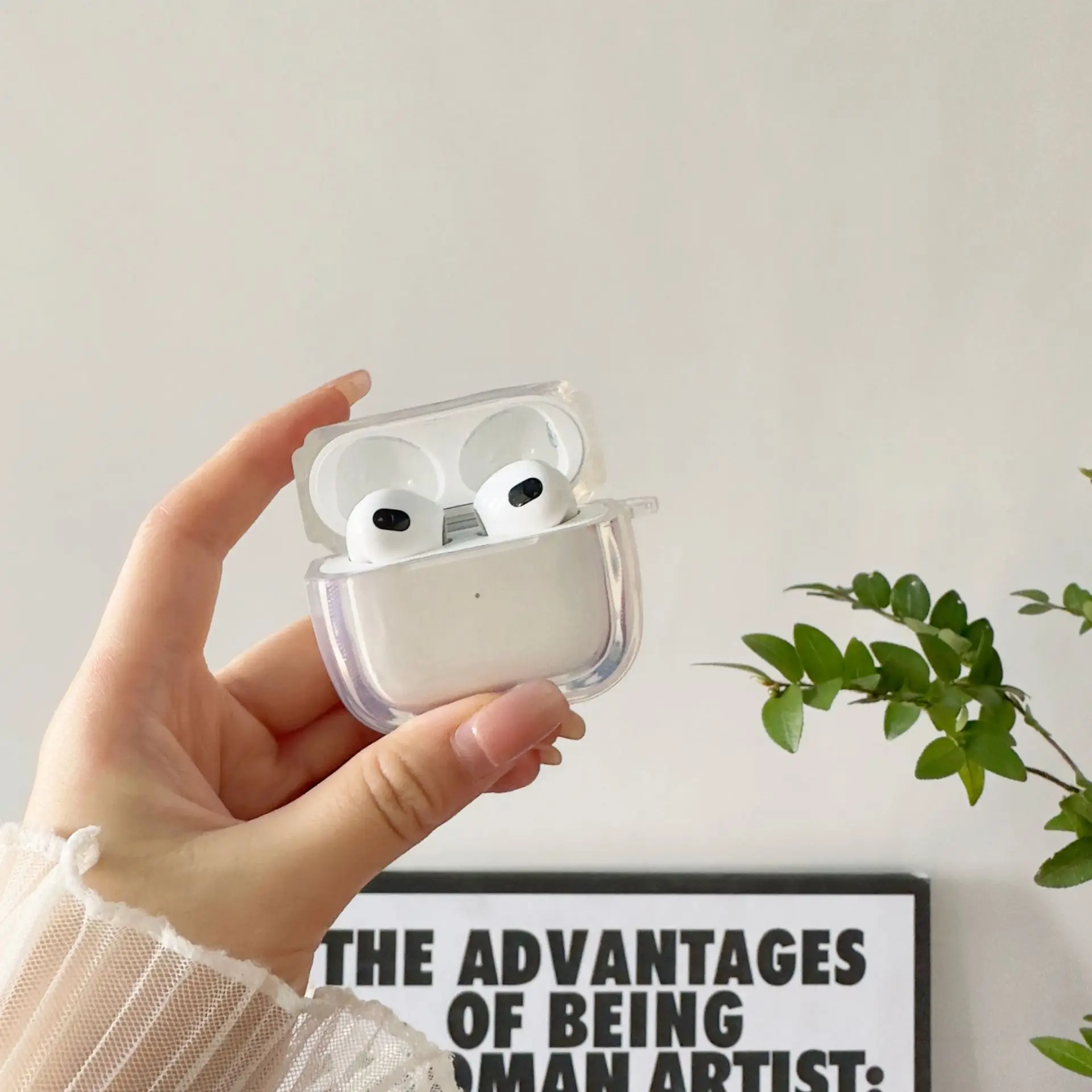 Transparent Wireless Bluetooth Earphone Case for Airpods 3 — feature 1