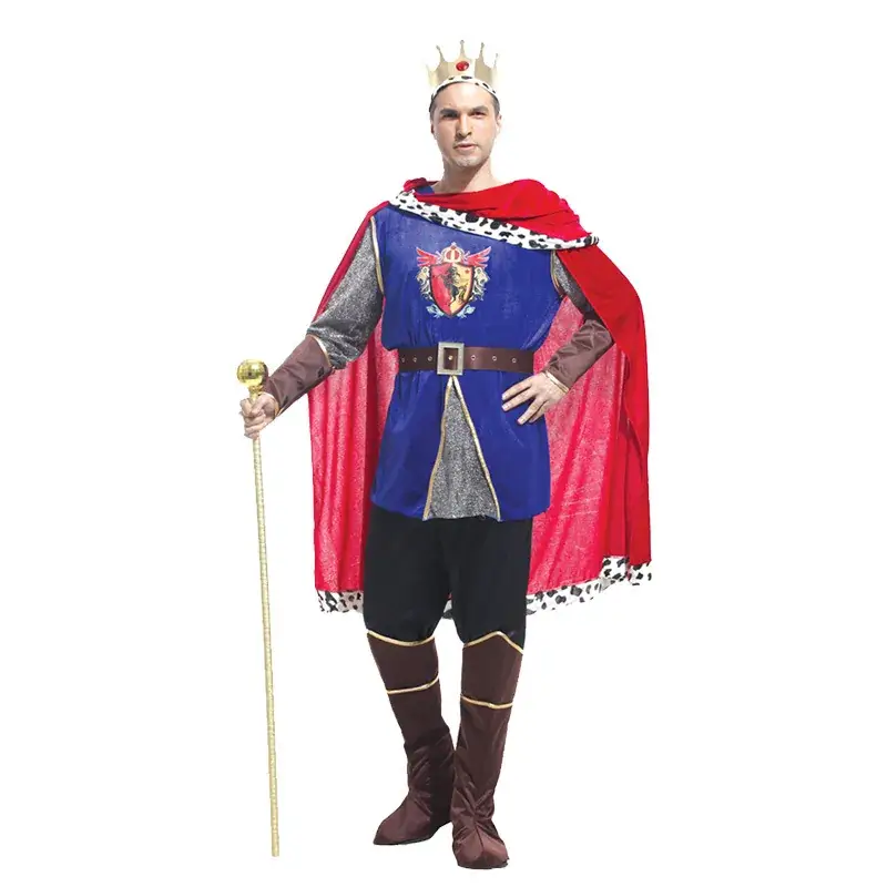 Adult Vampire Cosplay Suit Blue Red Ninja Costume 165-185cm