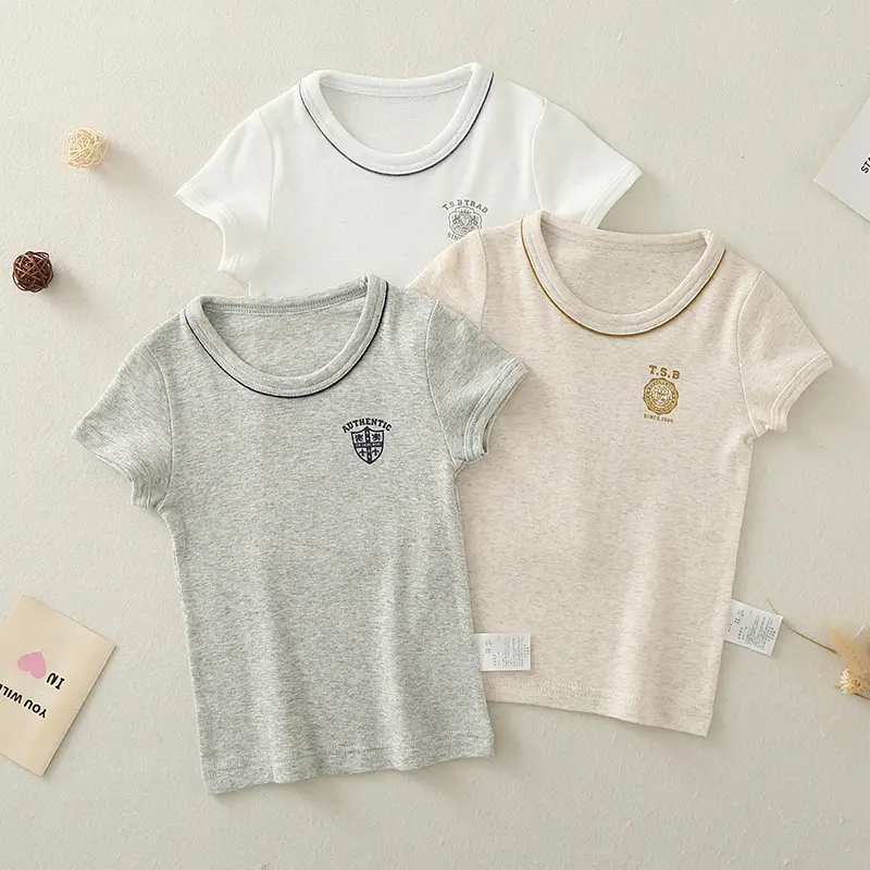 Japanese Boys Cotton T-shirt Set Summer Casual All Match