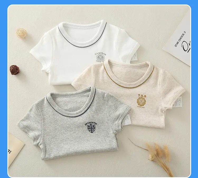 Japanese Boys Cotton T-shirt Set Summer Casual All Match — feature 13