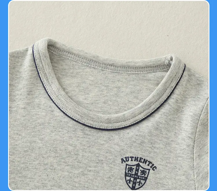 Japanese Boys Cotton T-shirt Set Summer Casual All Match — feature 16