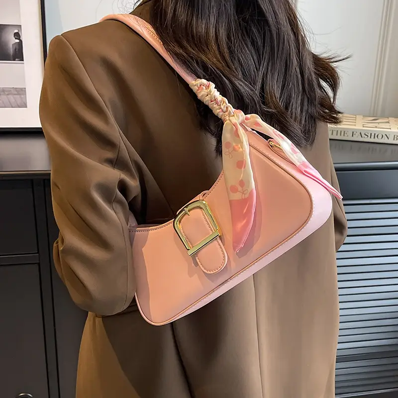 French Style White Crossbody Bag for Women