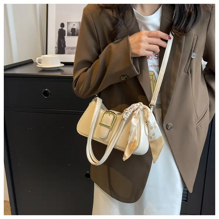 French Style White Crossbody Bag for Women — feature 17