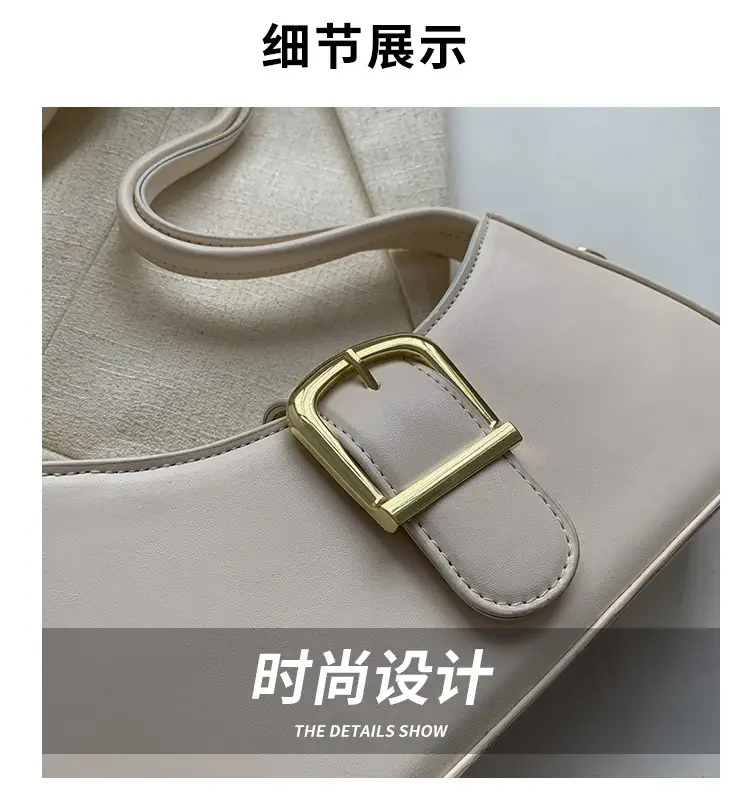 French Style White Crossbody Bag for Women — feature 4