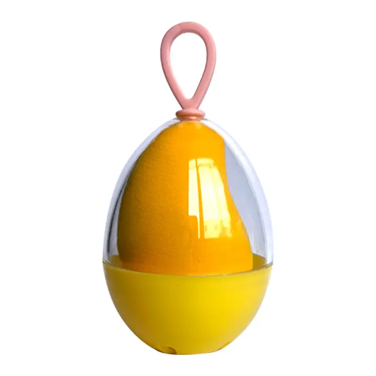 Non-Latex Wet Dry Makeup Puff Mango Color - Image 11