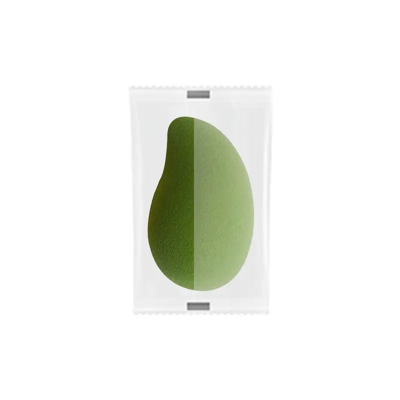 Non-Latex Wet Dry Makeup Puff Mango Color - Image 4