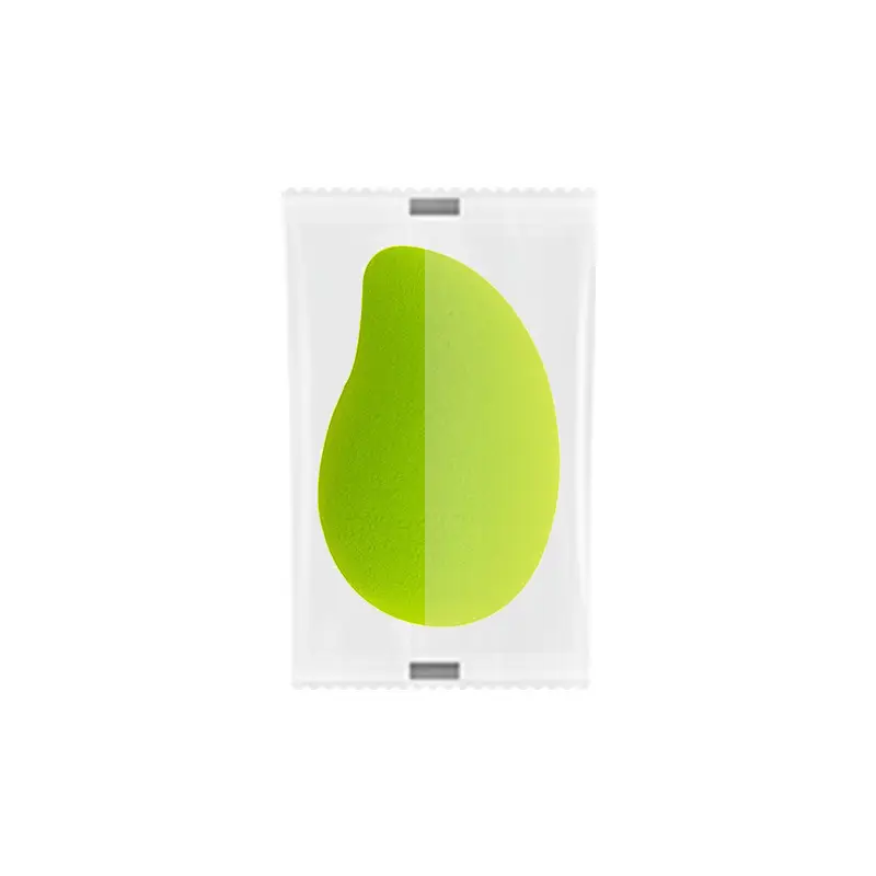 Non-Latex Wet Dry Makeup Puff Mango Color - Image 6