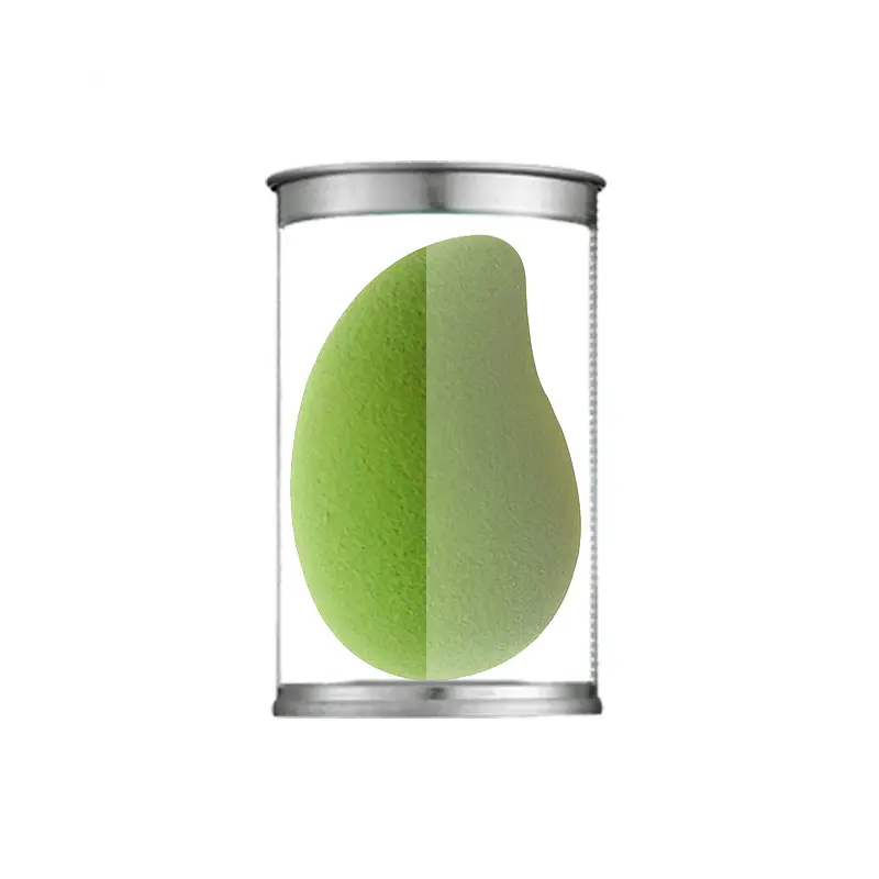 Non-Latex Wet Dry Makeup Puff Mango Color - Image 7
