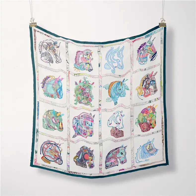 Joker Tie Bag Small Silk Scarf 1 Pc