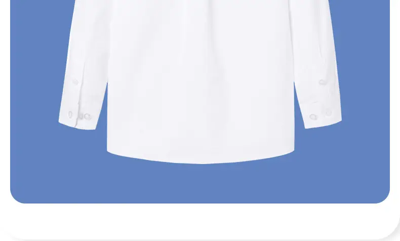 Boys Cotton White Long Sleeve Shirt Wedding Dress — feature 22