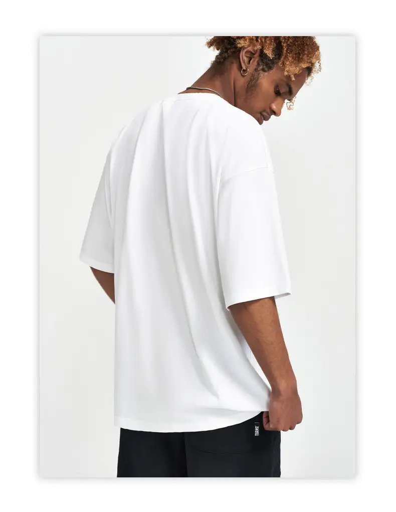 Men Green Cotton Round Neck T-Shirt 240G — feature 12