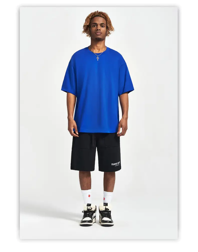 Men Green Cotton Round Neck T-Shirt 240G — feature 25