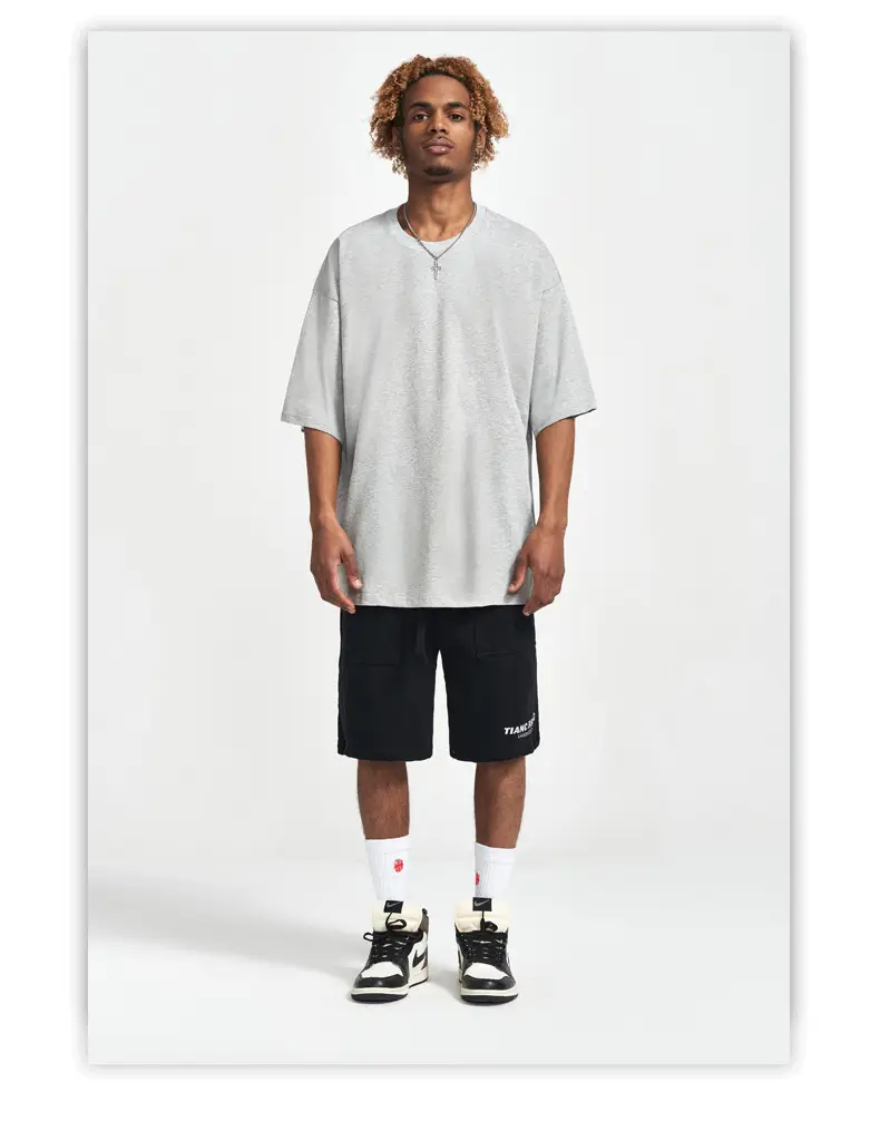 Men Green Cotton Round Neck T-Shirt 240G — feature 28