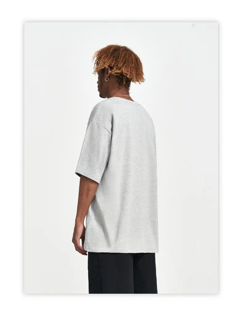 Men Green Cotton Round Neck T-Shirt 240G — feature 29