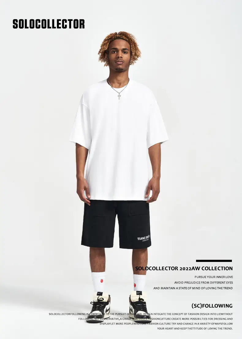 Men Green Cotton Round Neck T-Shirt 240G — feature 3