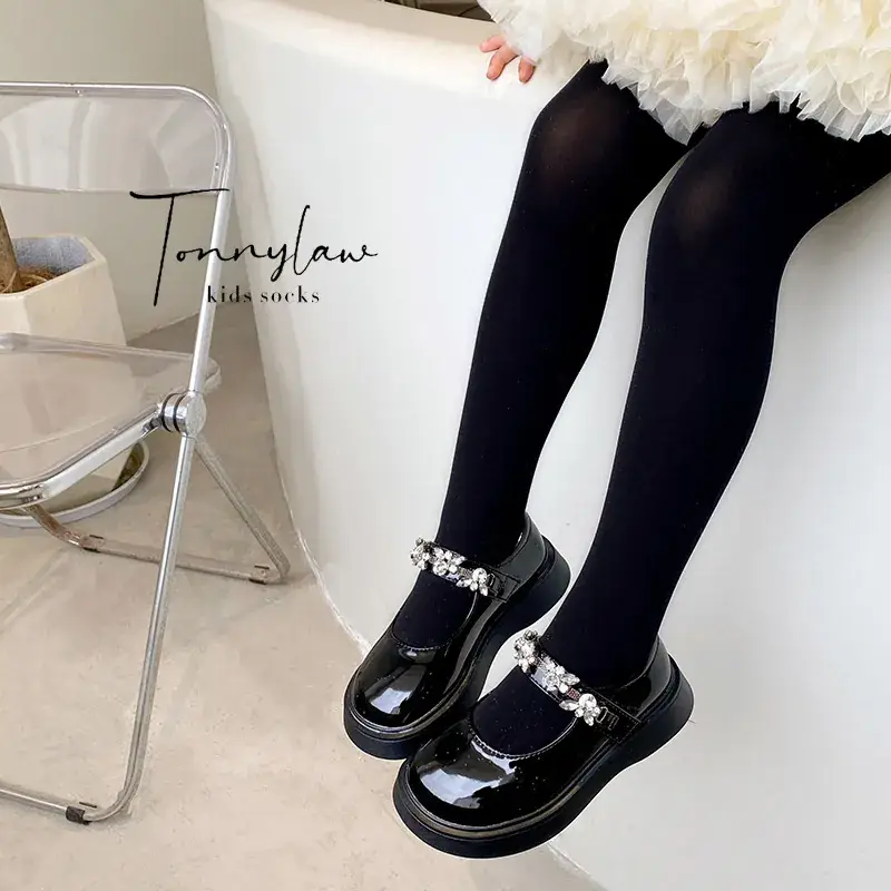 White Bow Flower Children Pantyhose Wholesale Summer Breathable Mesh Stockings - Image 4