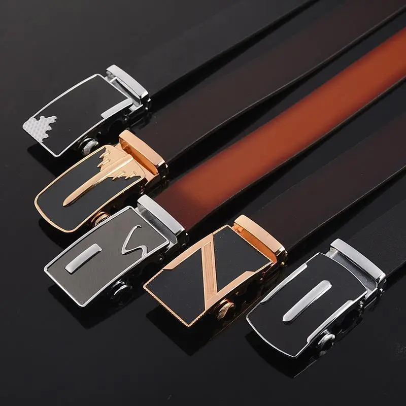 Men's Vintage Imitation Buckle Belt with Microfiber Strap - Image 6