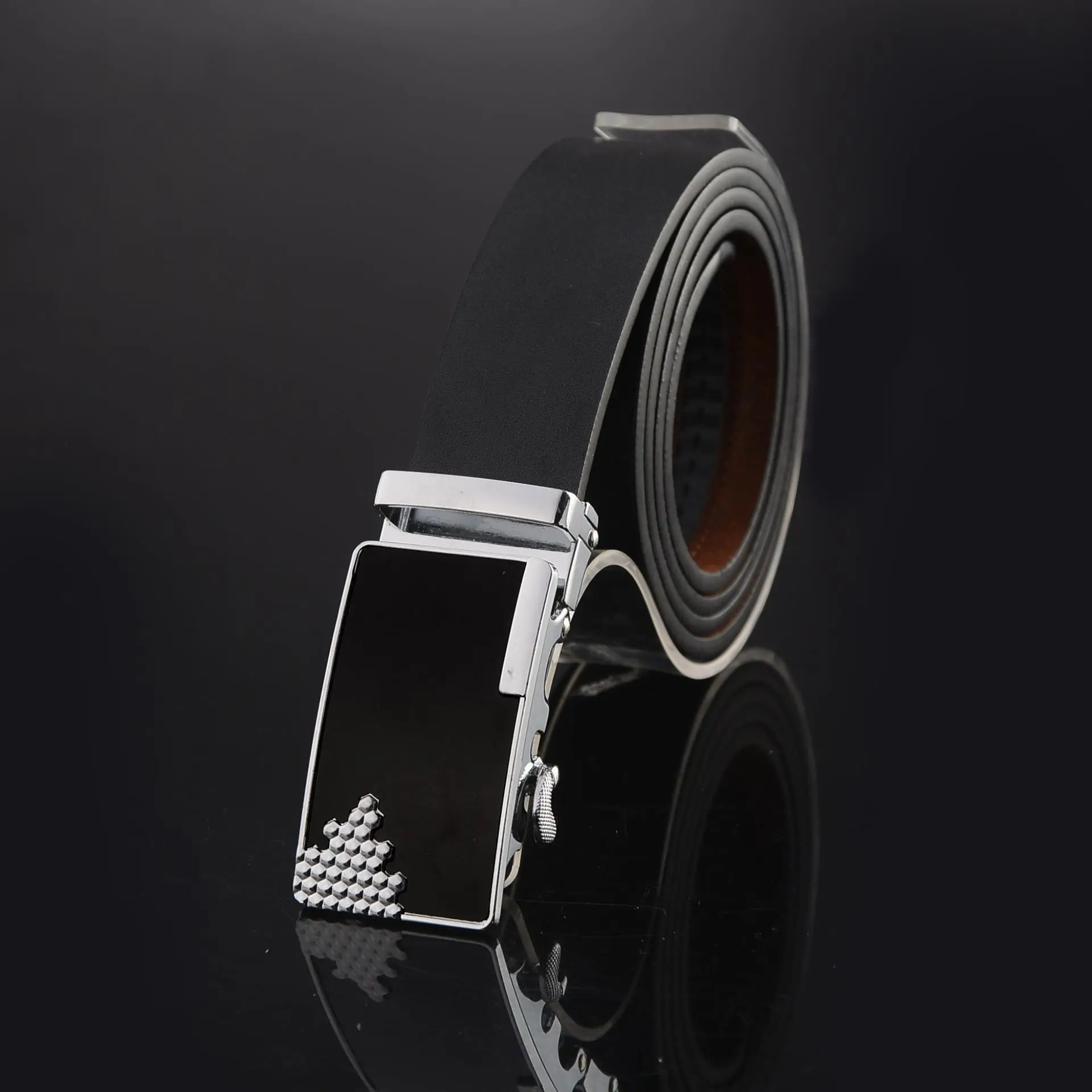 Men's Vintage Imitation Buckle Belt with Microfiber Strap