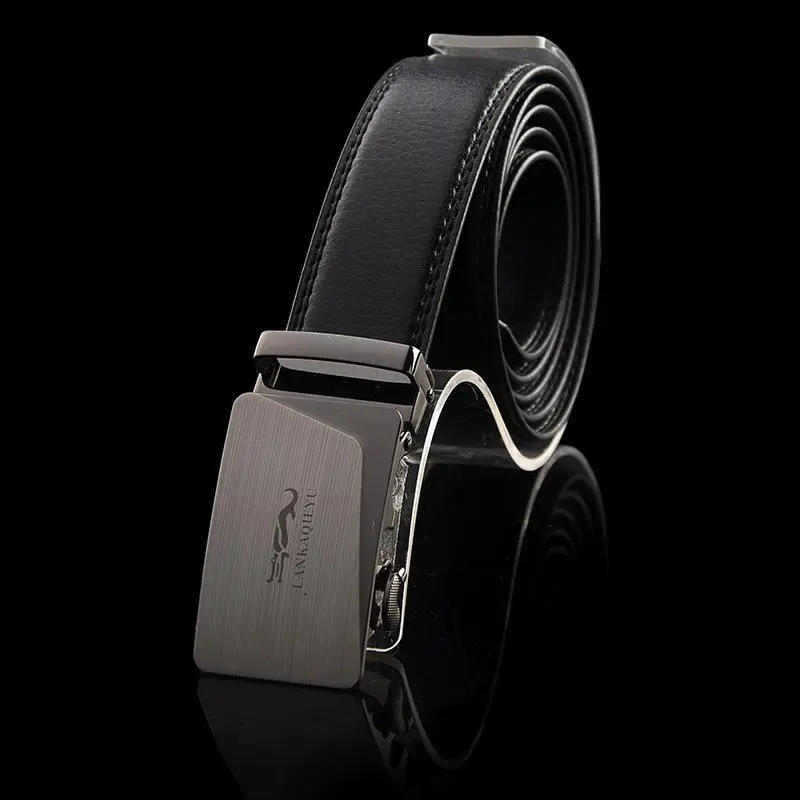 Men's Black Automatic Buckle Belt Business Casual Wear - Image 9