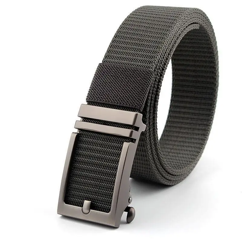 Men's Navy Blue Nylon Tactical Belt with Automatic Buckle - Image 8