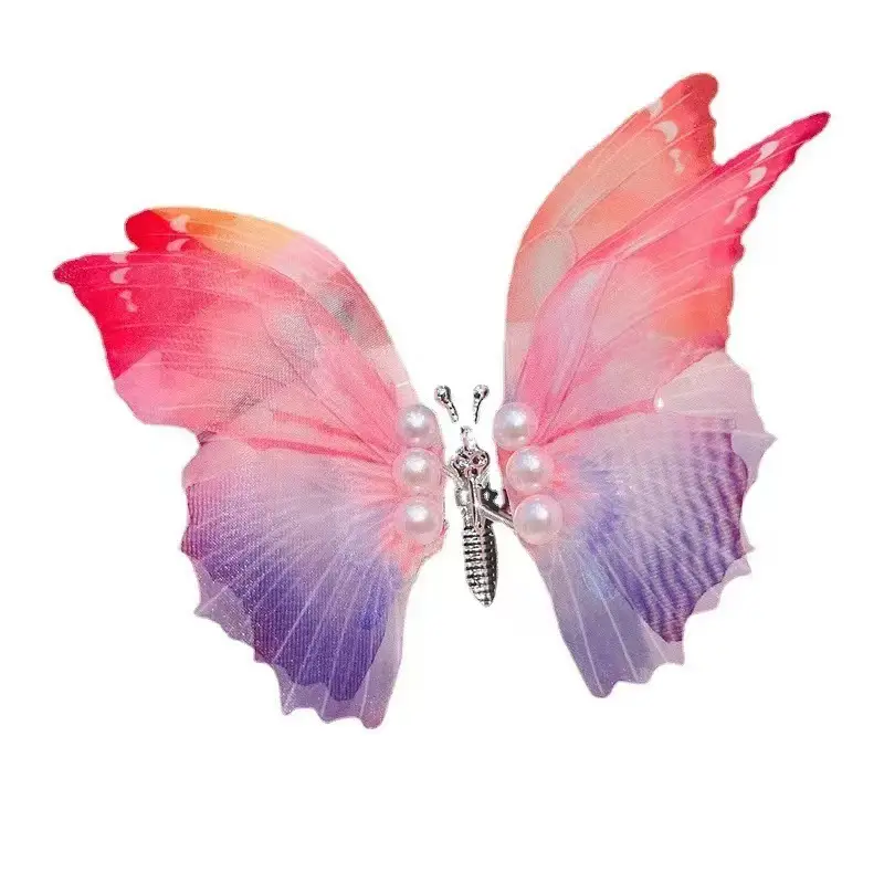 Fairy Gradient Butterfly Hairpin for Girls - Image 10