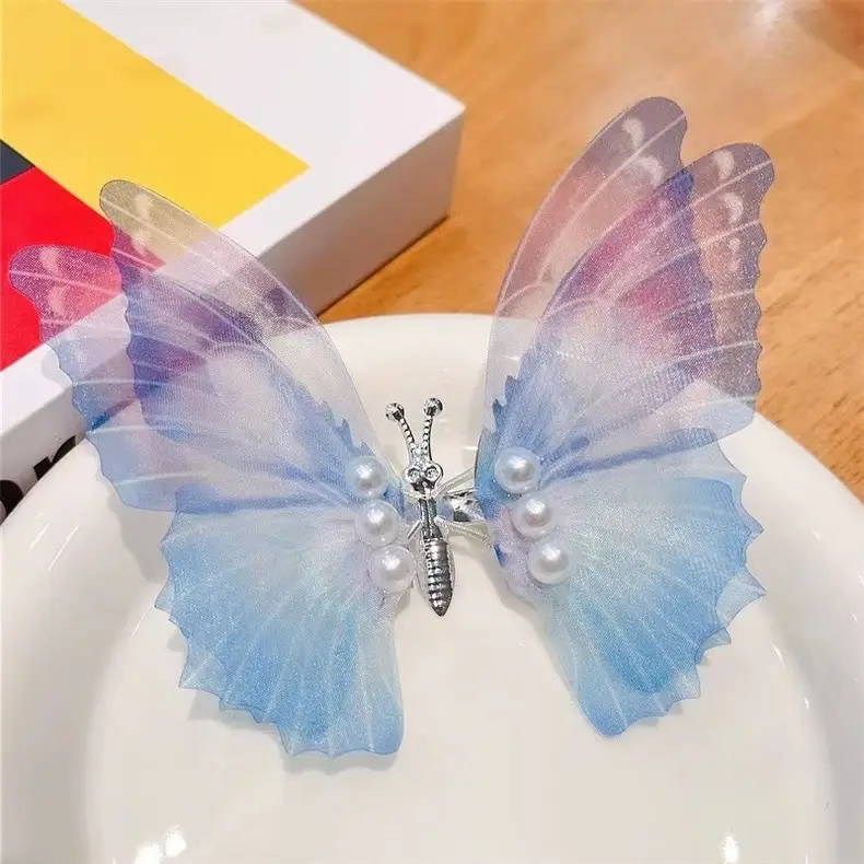 Fairy Gradient Butterfly Hairpin for Girls — feature 12