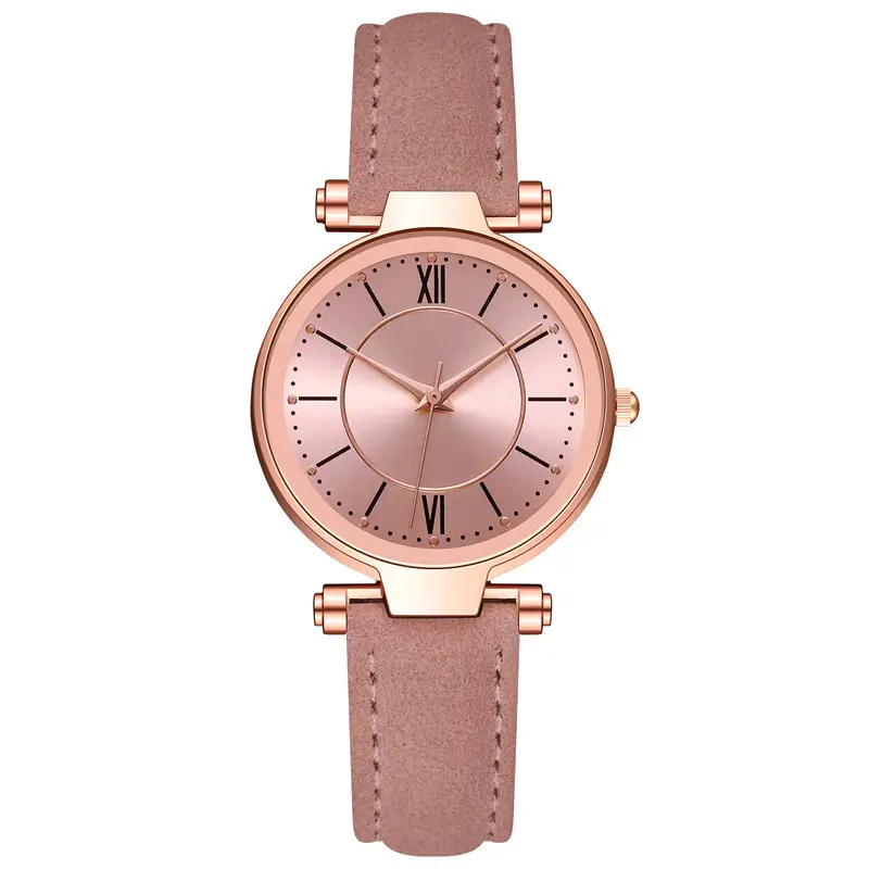 Women's Rose Gold Analog Watch with Blue Dial & Black Strap - Image 13
