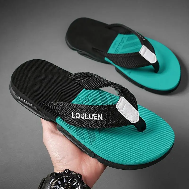 Vietnam Black Orange Men's Flip Flops Summer Wear