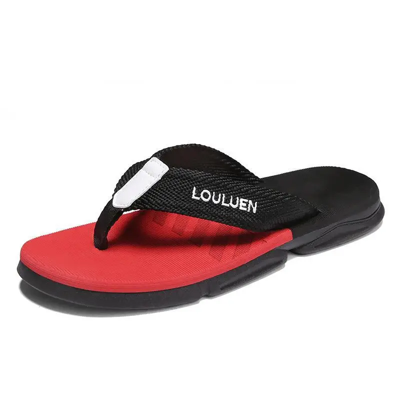 Vietnam Black Orange Men's Flip Flops Summer Wear