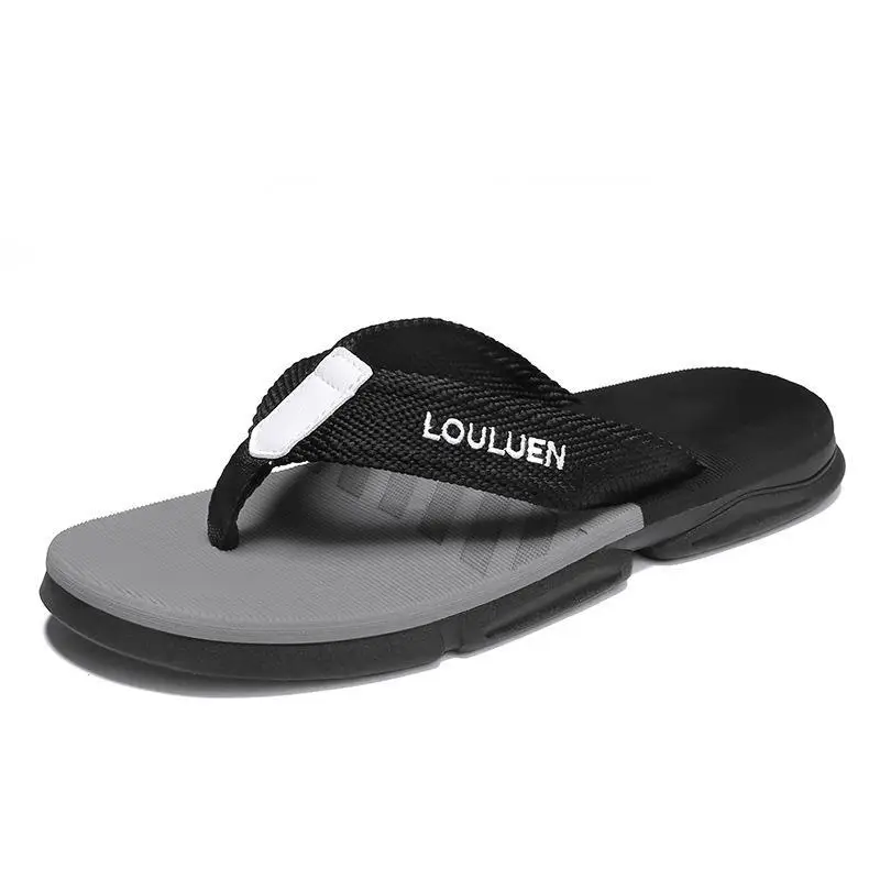 Vietnam Black Orange Men's Flip Flops Summer Wear