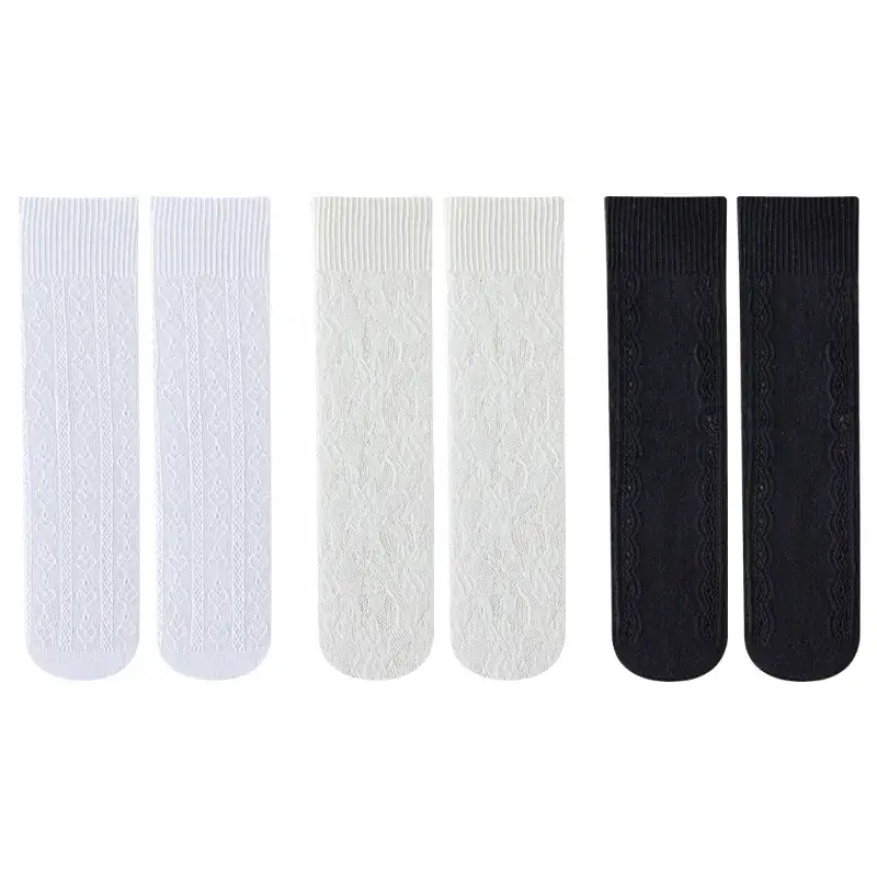 2025 Summer Mesh Breathable Girls Socks Lolita Long Calf - Image 14