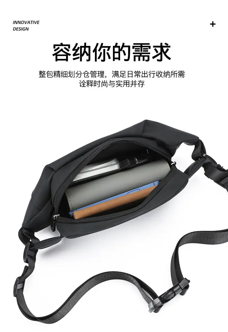 Men's Waterproof Crossbody Bag Running Sports Bag — feature 8
