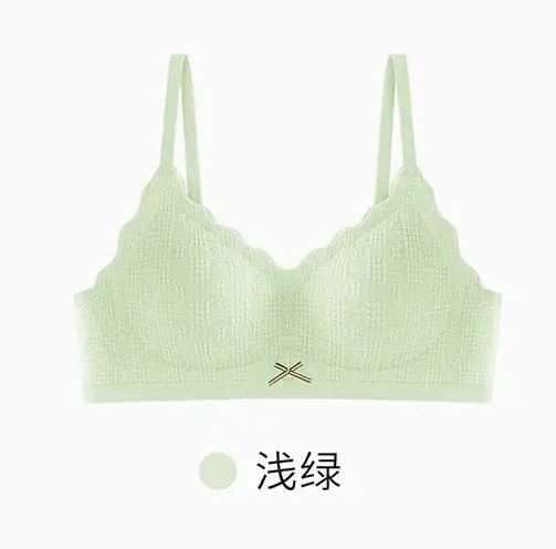 Light Green Soft Supportive Bra One Piece - Image 3
