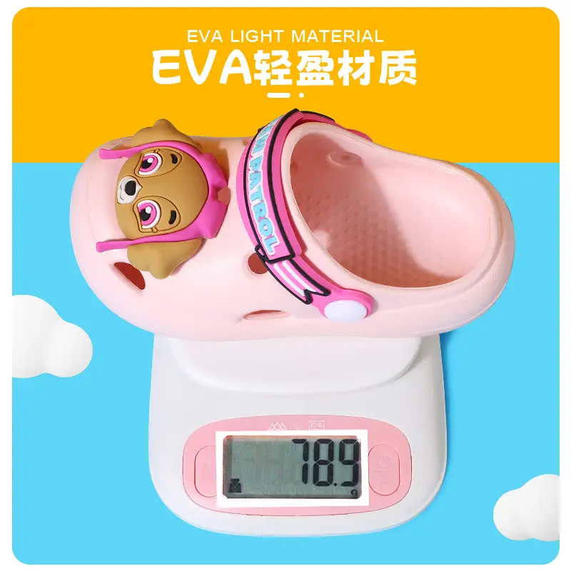 Wang Wang Team Baby Slippers Summer Children's Cave Shoes Indoor Non-Slip Baotou Children's Slippers Boys and Girls Sandals - Image 7