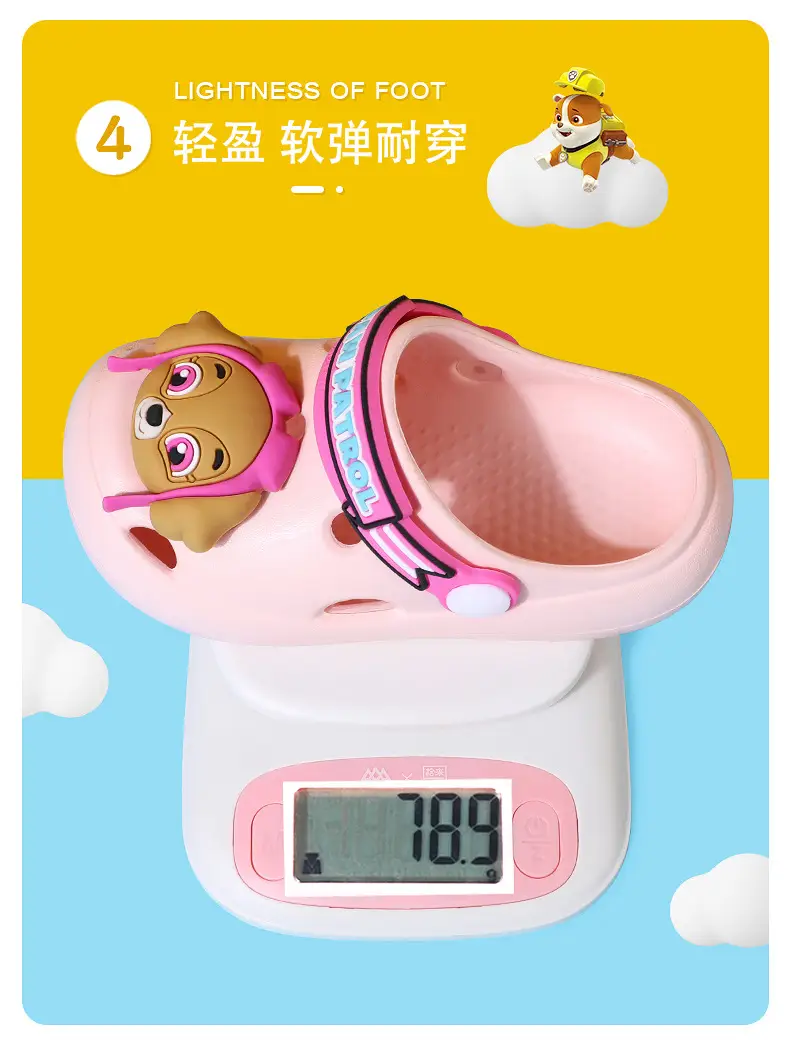 Wang Wang Team Baby Slippers Summer Children's Cave Shoes Indoor Non-Slip Baotou Children's Slippers Boys and Girls Sandals — feature 6
