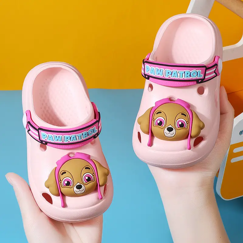 Wang Wang Team Baby Slippers Summer Children's Cave Shoes Indoor Non-Slip Baotou Children's Slippers Boys and Girls Sandals - Image 2