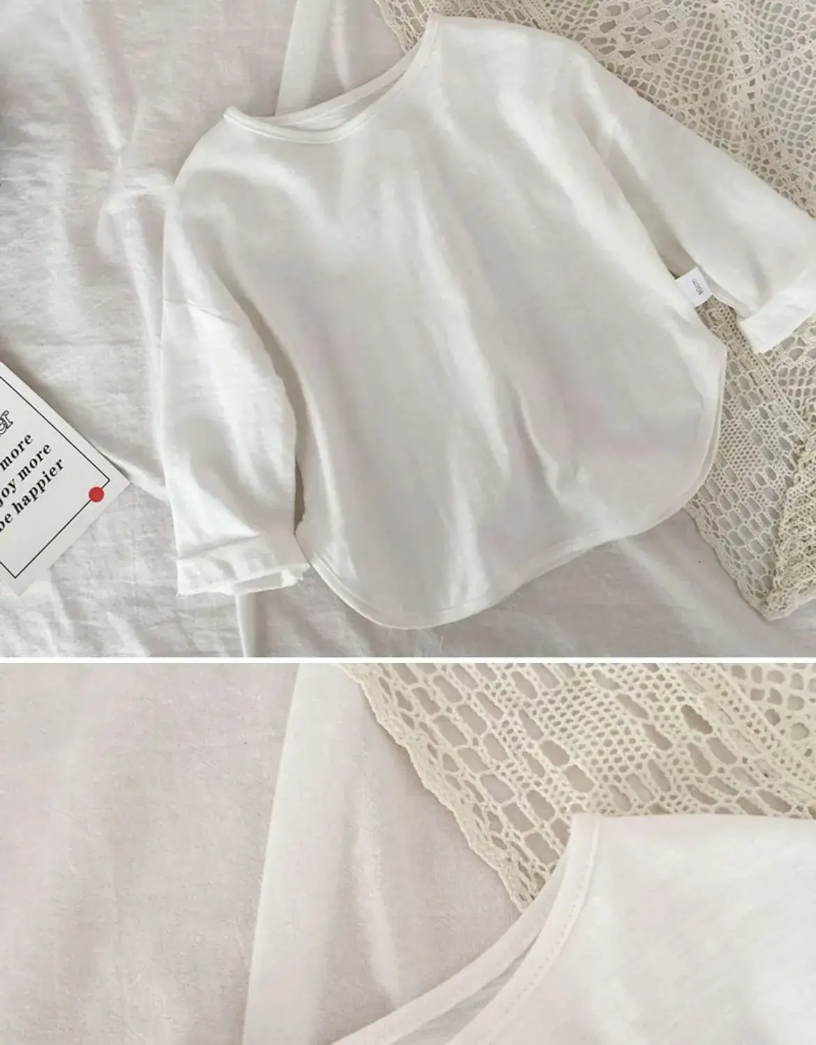 Pink Cotton Round Neck T-Shirt for Kids — feature 4