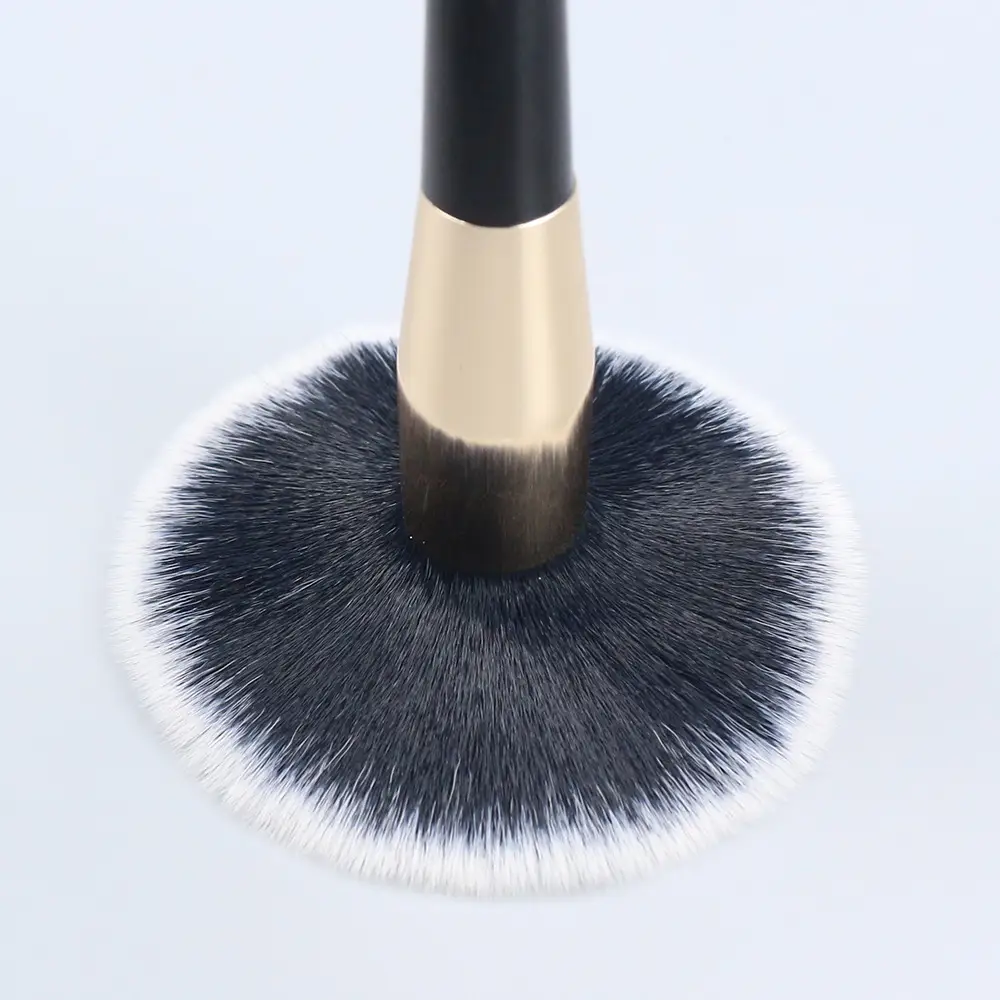 12-piece Black Gold Makeup Brushes Set - Image 4