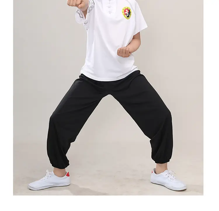 Children's Red Wushu Training Suit for Boys — feature 17