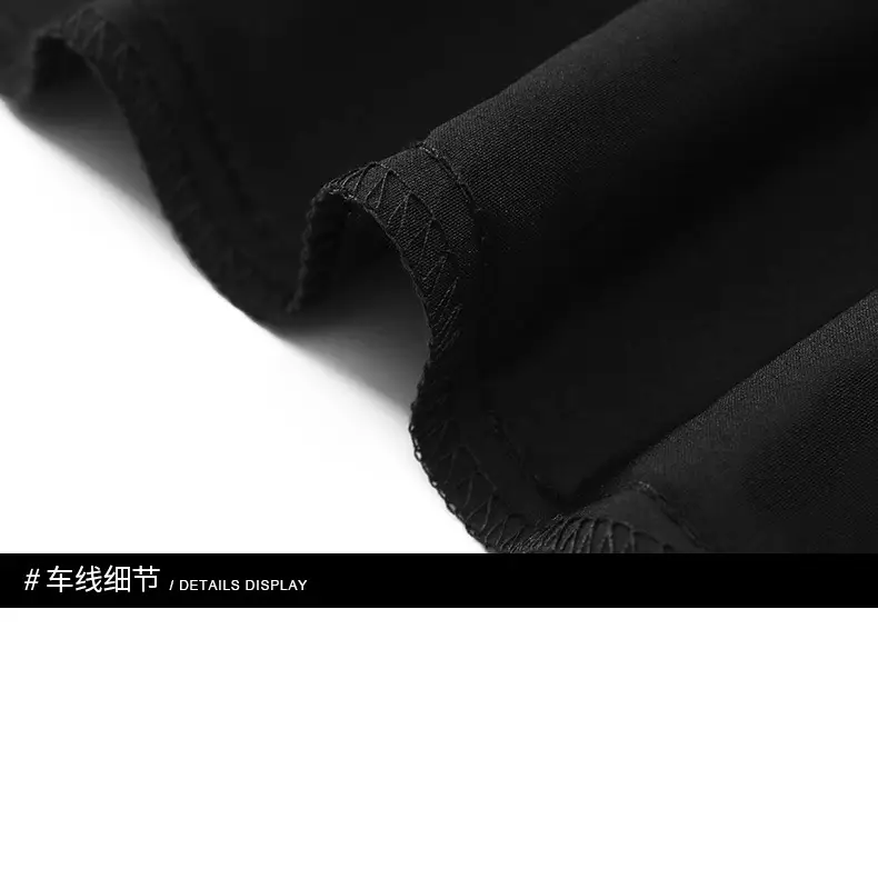 Men's Black Off-Shoulder Lapel Shirt Ice Silk 2025 — feature 20