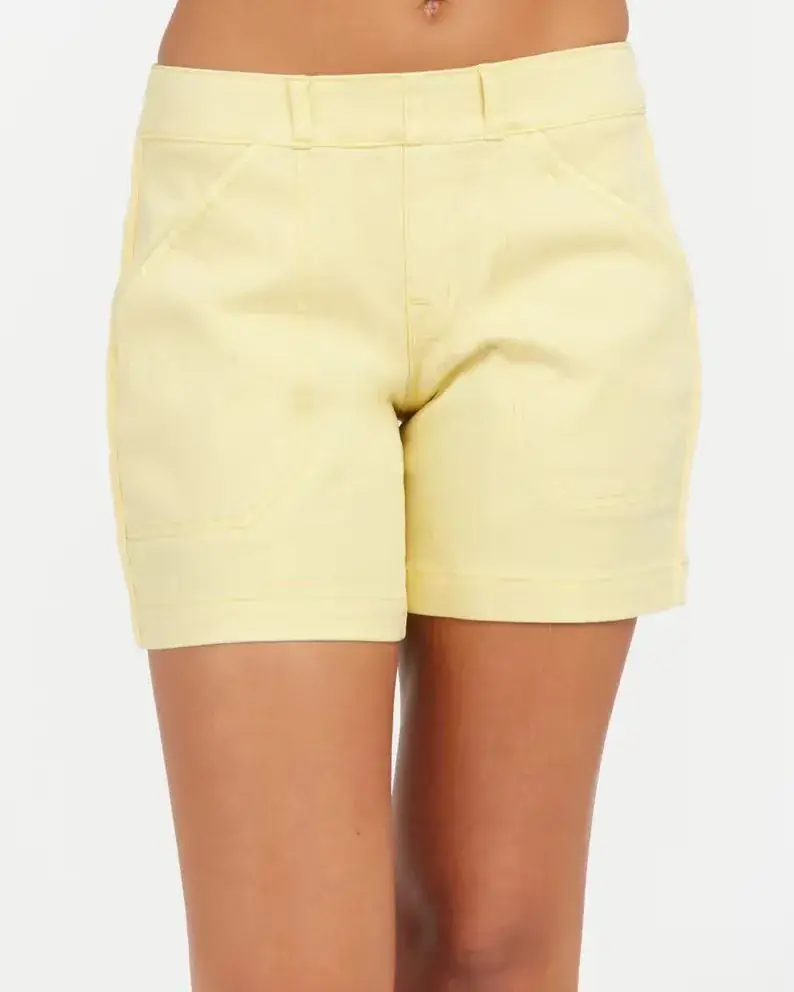 2023 Cross-Border New High Elastic Twill Shorts — feature 32