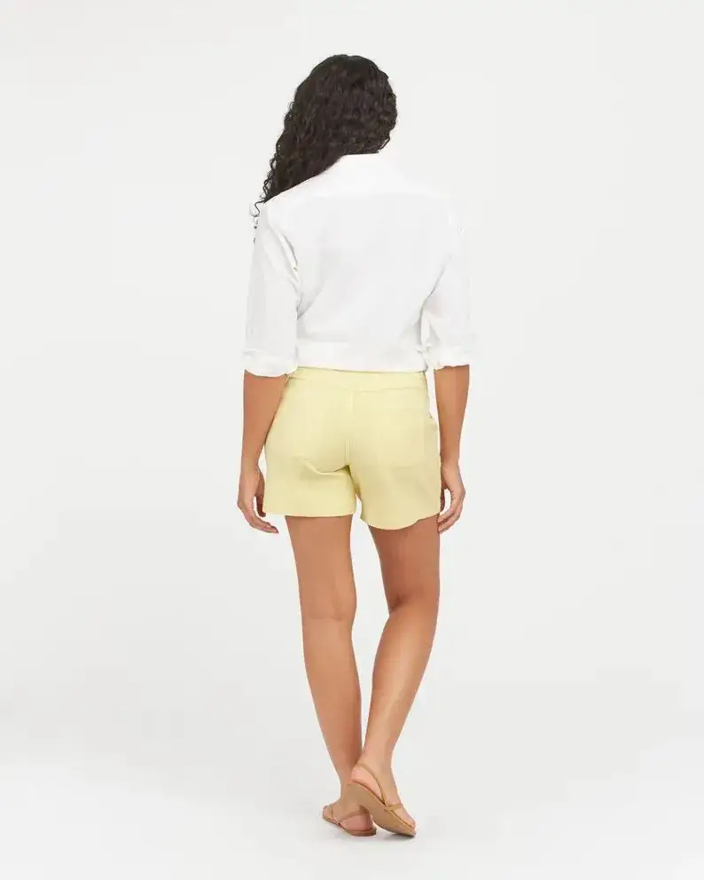 2023 Cross-Border New High Elastic Twill Shorts — feature 35