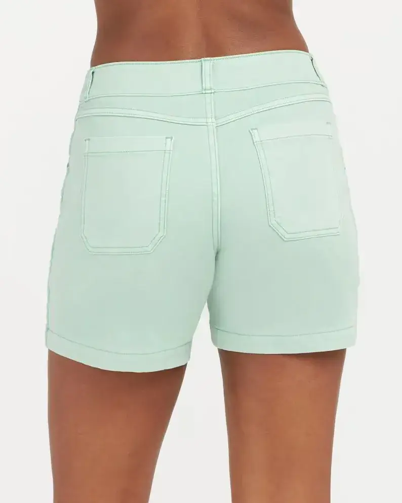 2023 Cross-Border New High Elastic Twill Shorts — feature 38
