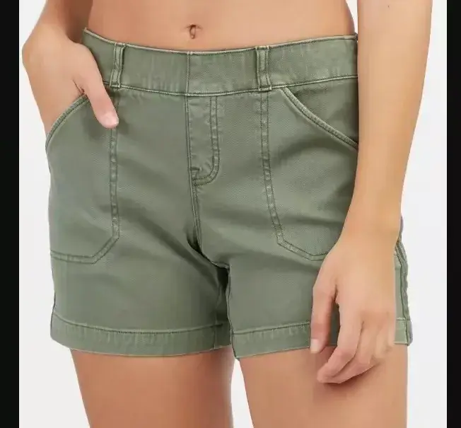 2023 Cross-Border New High Elastic Twill Shorts